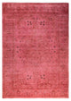 Fine Vibrance One-of-a-Kind Hand-Knotted Area Rug Pink, 4' 8" x 6' 8"