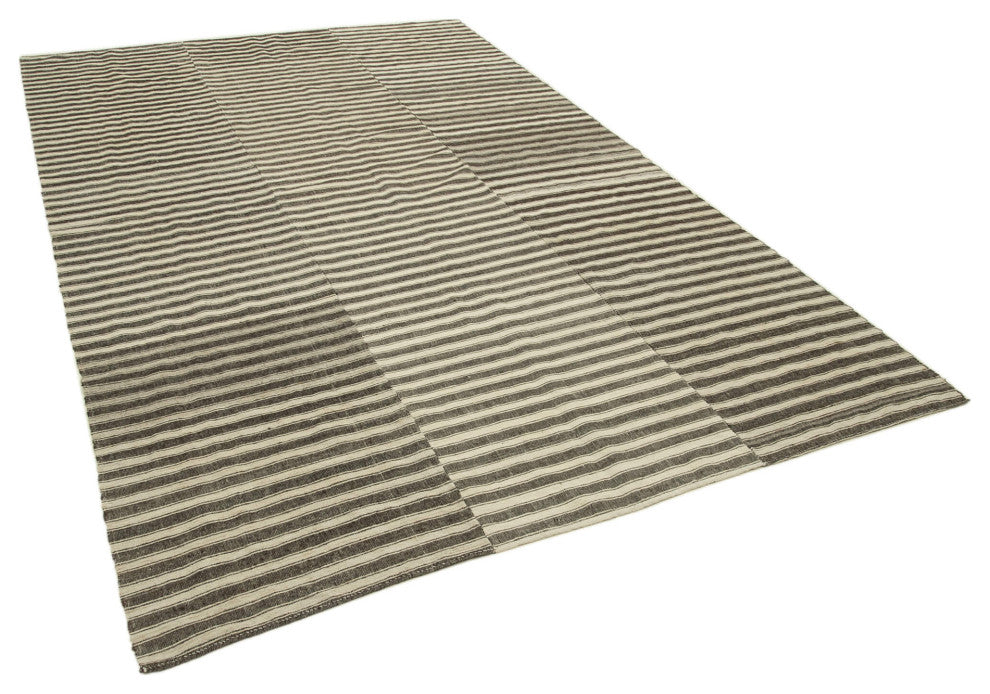 Rug N Carpet - Handwoven Oriental 6' 8'' x 10' 2'' Decorative Wool Kilim Rug