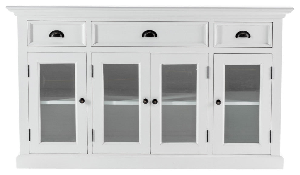 Modern Farmhouse White Buffet Server