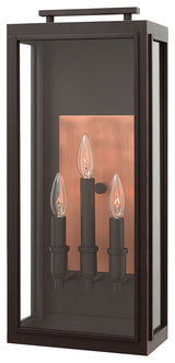 Hinkley Sutcliffe Large Wall Mount Lantern, Oil Rubbed Bronze