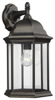 Generation Lighting Large 1-Light Downlight Outdoor Lantern, Antique Bronze