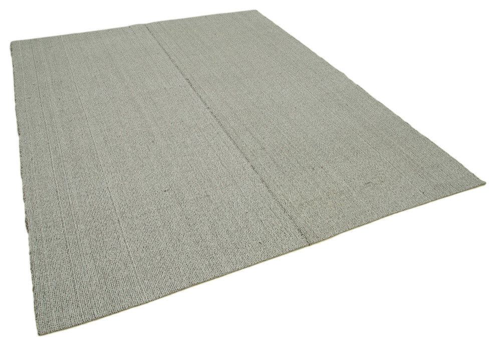 Rug N Carpet - Hand-knotted Turkish 7' 0'' x 8' 8'' Modern Design Wool Kilim Rug