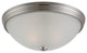 Flush Mount, Satin Nickel, 13"