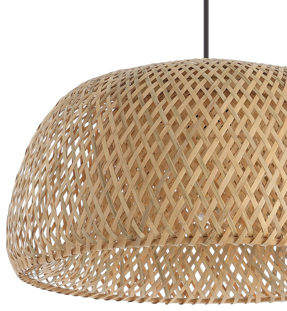 JONATHAN Y Lighting JYL1403 Mateo 18"W LED Hardwired or Plug-In - Brown