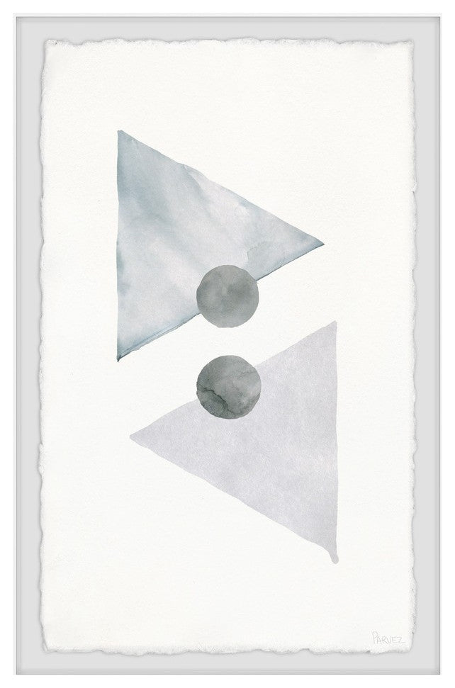"Gray Arrowhead" Framed Painting Print, 30"x45"