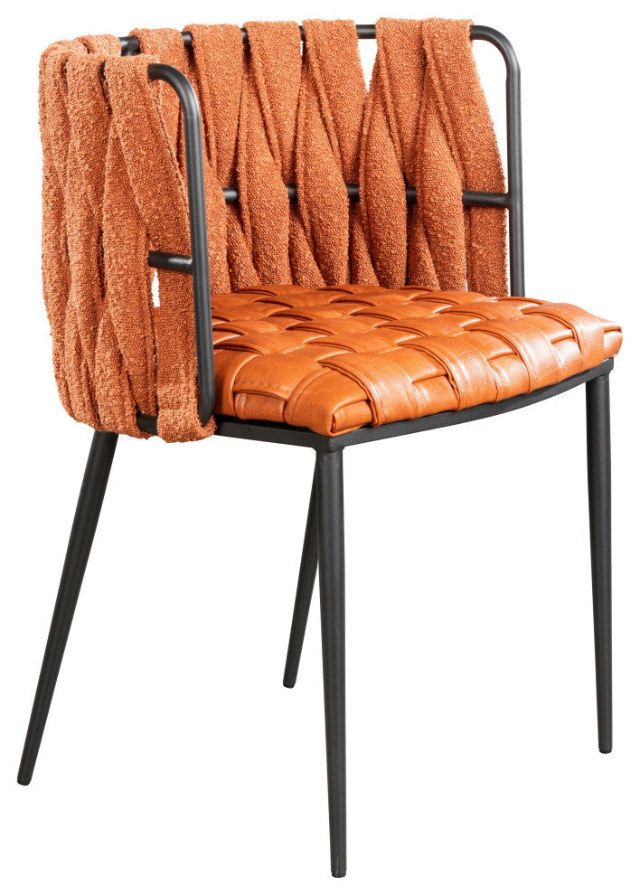 Milano Dining Chair, Orange