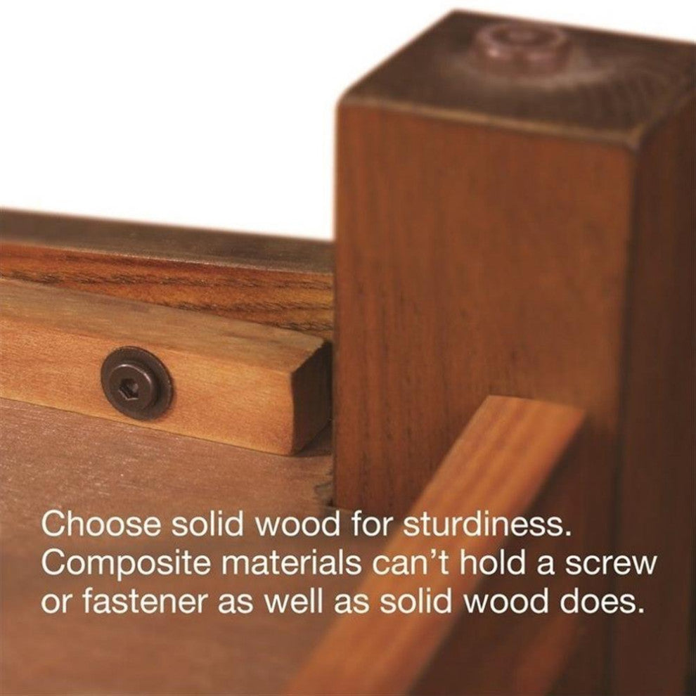 Leick Furniture Mission Oak Chairside Table with Storage Drawer and Shelf