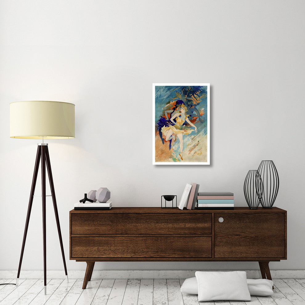 "Les Arts / La Danse" Digital Paper Print by Jules Cheret, 23"x32"