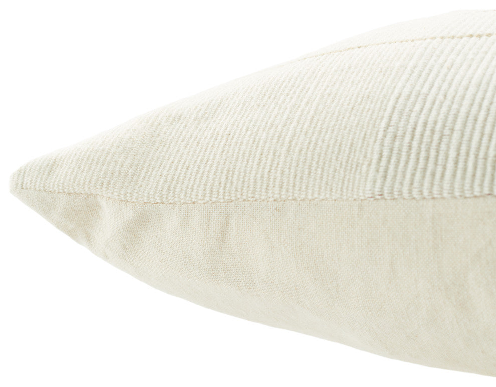 Jaipur Living Milak Tribal Red/Cream Down Pillow 12"X24" Lumbar