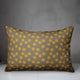 Yellow Snowflakes Pattern Throw Pillow