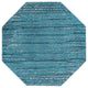 Unique Loom Oasis Calm Area Rug, Blue, 7' 0 X 7' 0 Octagon