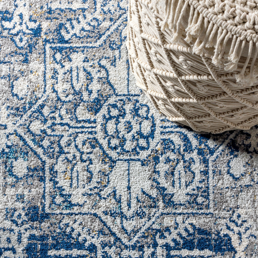 Modern Persian Boho Vintage Area Rug, 2x8