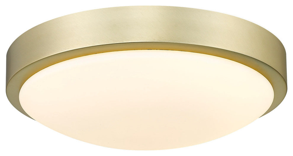 Gabi 10" LED Flush Mount, Brushed Champagne Bronze