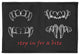 Stop In For A Bite Fangs Area Rug