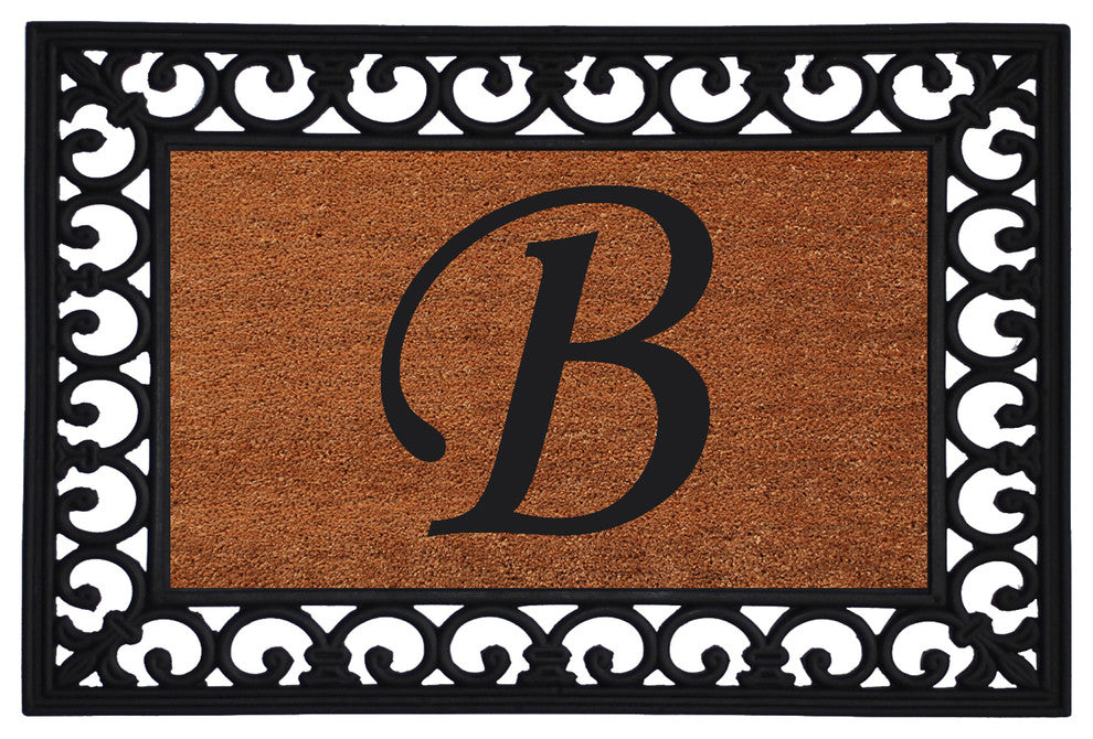 Monogram Insert Doormat 19"x25", Letter B