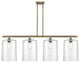 Innovations 516-4I-AB-G112-L 4 Light Island Light, Antique Brass