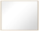 Rectangle Framed Bathroom Vanity Mirror Accent Wall Mirror, Gold, 27"x36