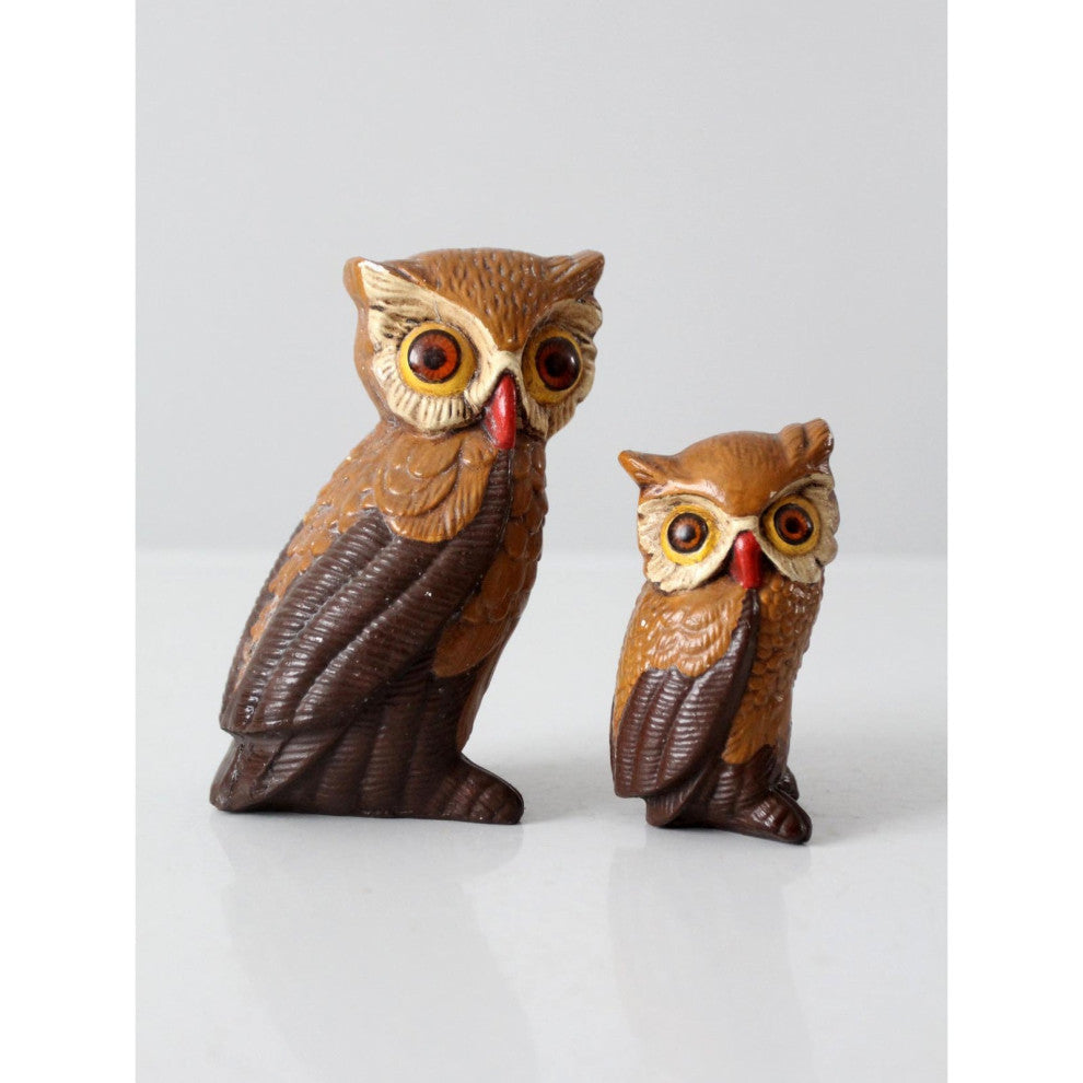 Consigned, Vintage Owls Pair