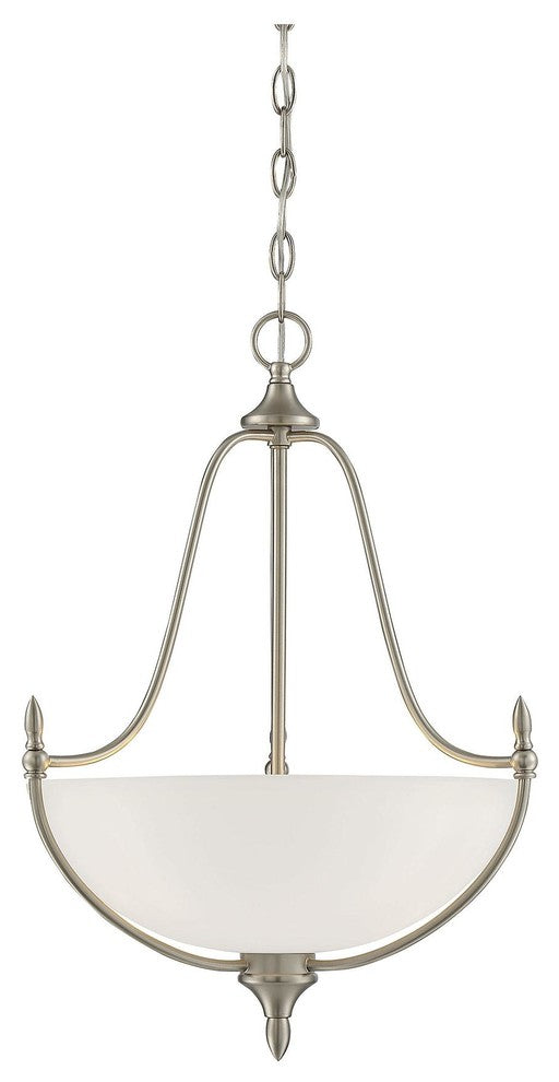 Herndon 3-Light Pendant, Satin Nickel