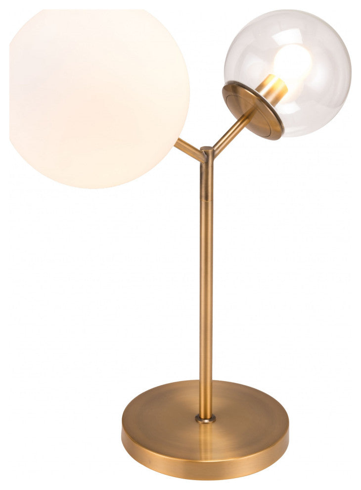 Gold Solar Eclipse Table or Desk Lamp