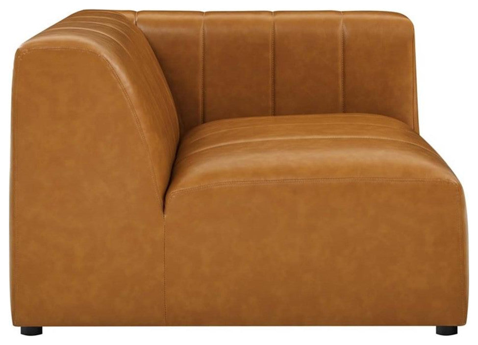 Bartlett Vegan Leather 4-Piece Sectional Sofa