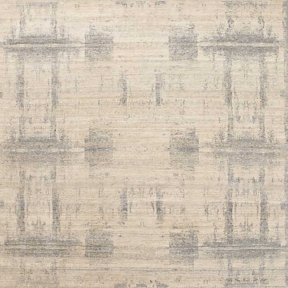 Ahgly Company Indoor Square Mid-Century Modern Area Rugs, 7' Square