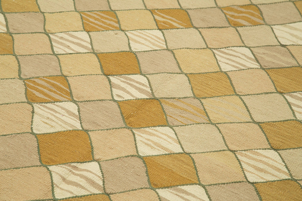 Rug N Carpet - Handwoven Turkish 5' 7'' x 7' 9'' Flatweave Wool Kilim Rug