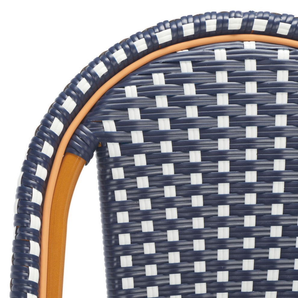 Safavieh California Counter Stool, Navy / White