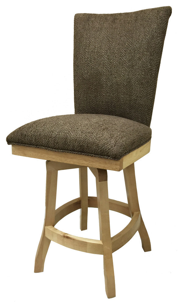 Swivel Wood Stool, 700 Armless, Wheat and Natural, 26"