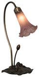 Meyda Lighting 13820 16" High Purple Pond Lily Accent Lamp