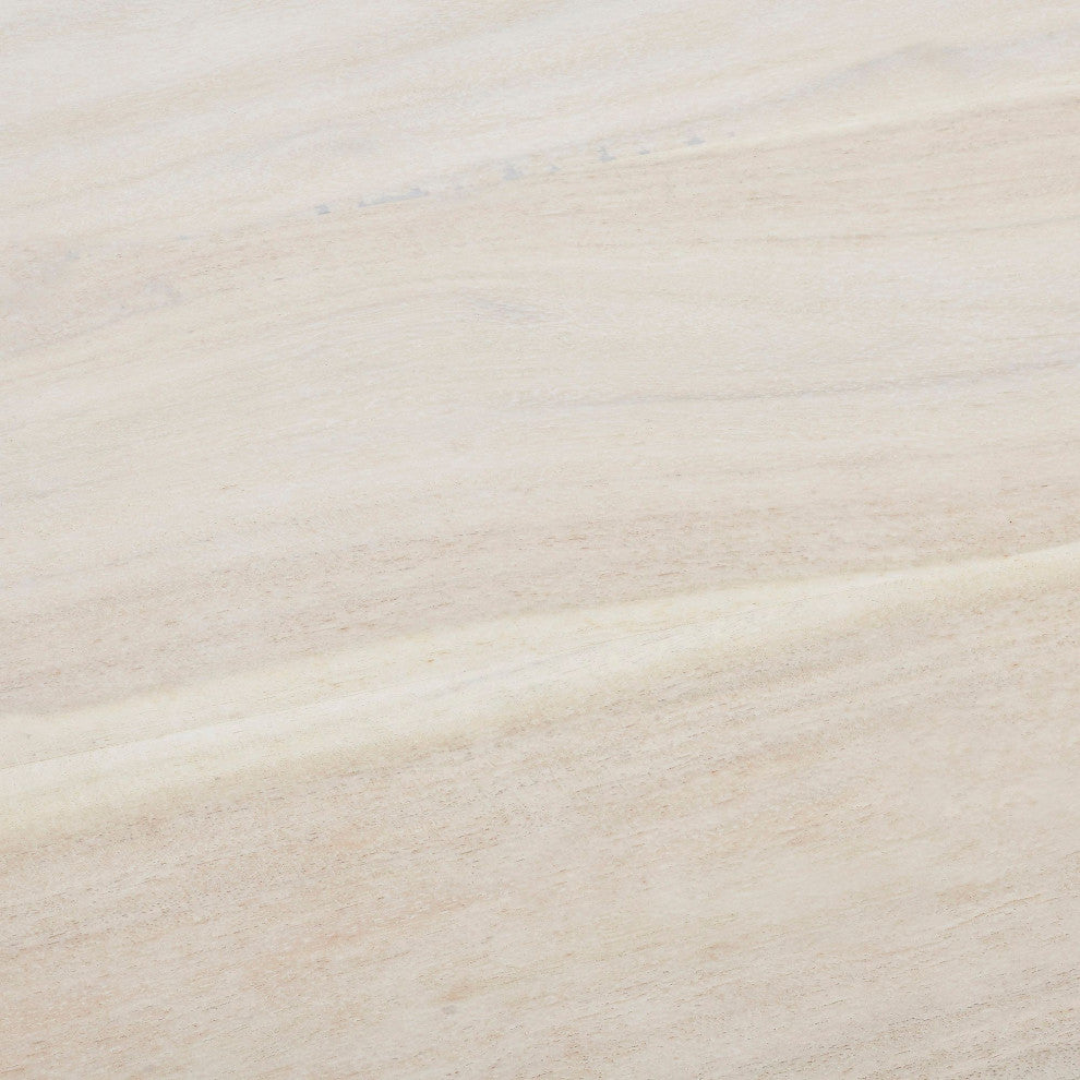 Kernel Acacia Wood Side Table, White