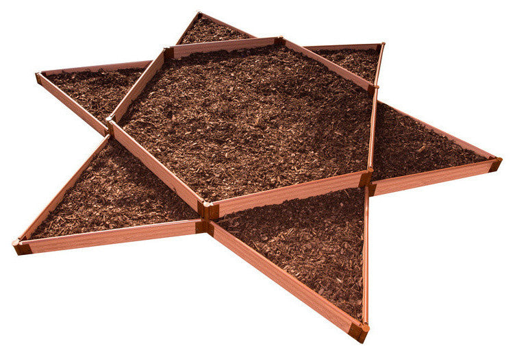 Classic Sienna Raised Garden Bed Garden Star 12ï¿½x12ï¿½x11", 1" profile