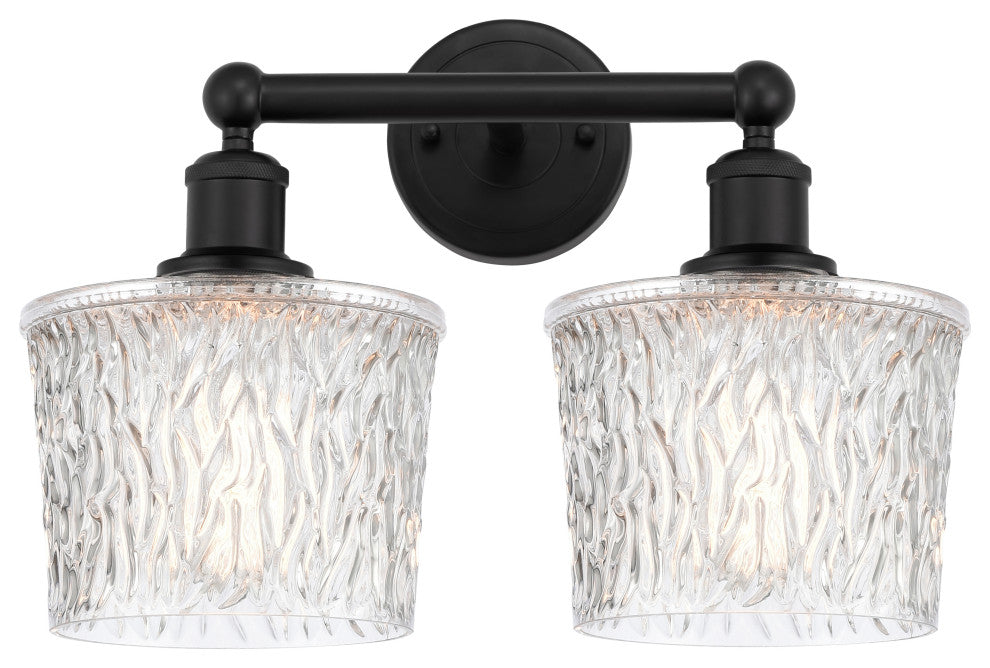 Innovations 616-2W-BK-G402 2 Light 15.5" Bath Vanity Light, Matte Black