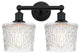 Innovations 616-2W-BK-G402 2 Light 15.5" Bath Vanity Light, Matte Black