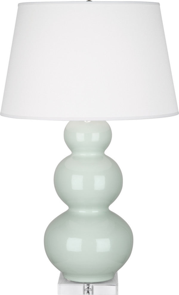 Robert Abbey RA-A371X 1-Light Table Lamp, Triple Gourd