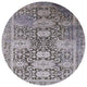 Ahgly Company Indoor Round Mid-Century Modern Area Rugs, 4' Round
