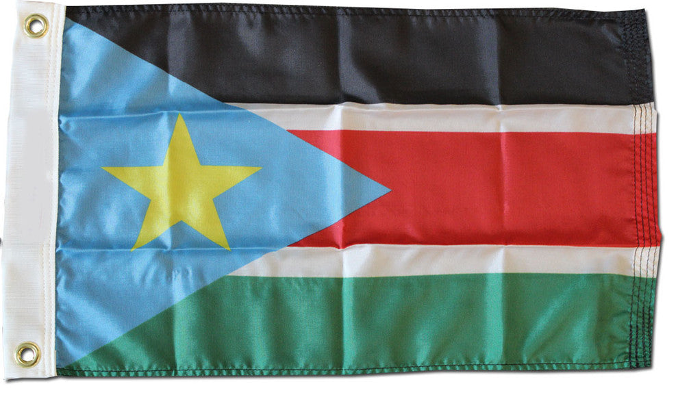 South Sudan, 12"x18" Nylon Flag