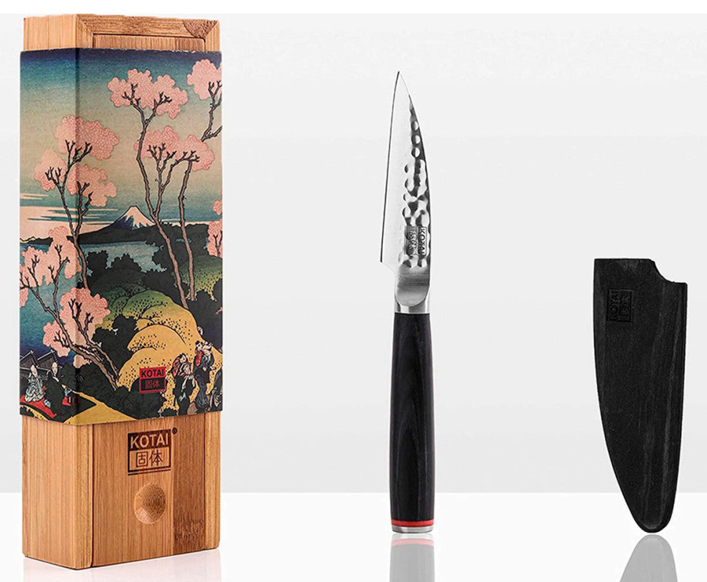 Kotai High Carbon  Pakka 3-Piece Knife Set Asian Edition