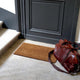 Sheltered Front Door Mat Coir Coco Fibers Rug 24x13, Natural