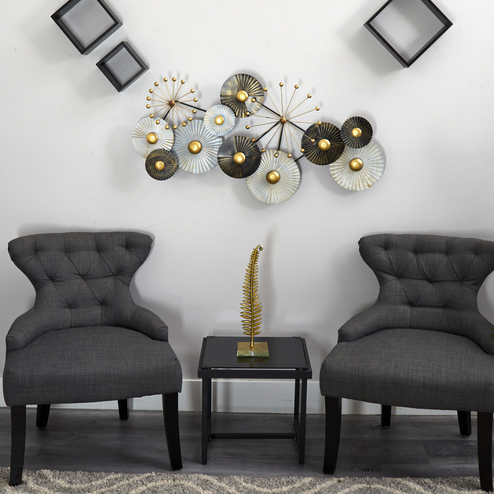 Nearly Natural 7069 3.5x2 Urban Layered Metal Wall Art Decor
