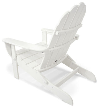 Polywood Classic Oversized Curveback Adirondack, White