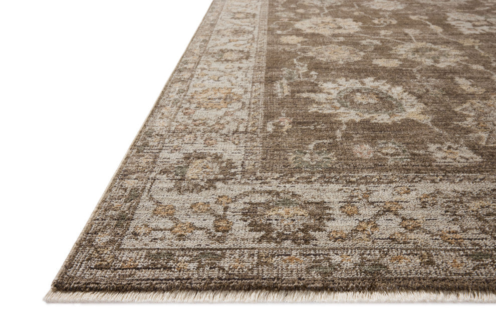 Loloi Priscilla Bark / Ivory 2'-6" x 7'-6" Runner Rug