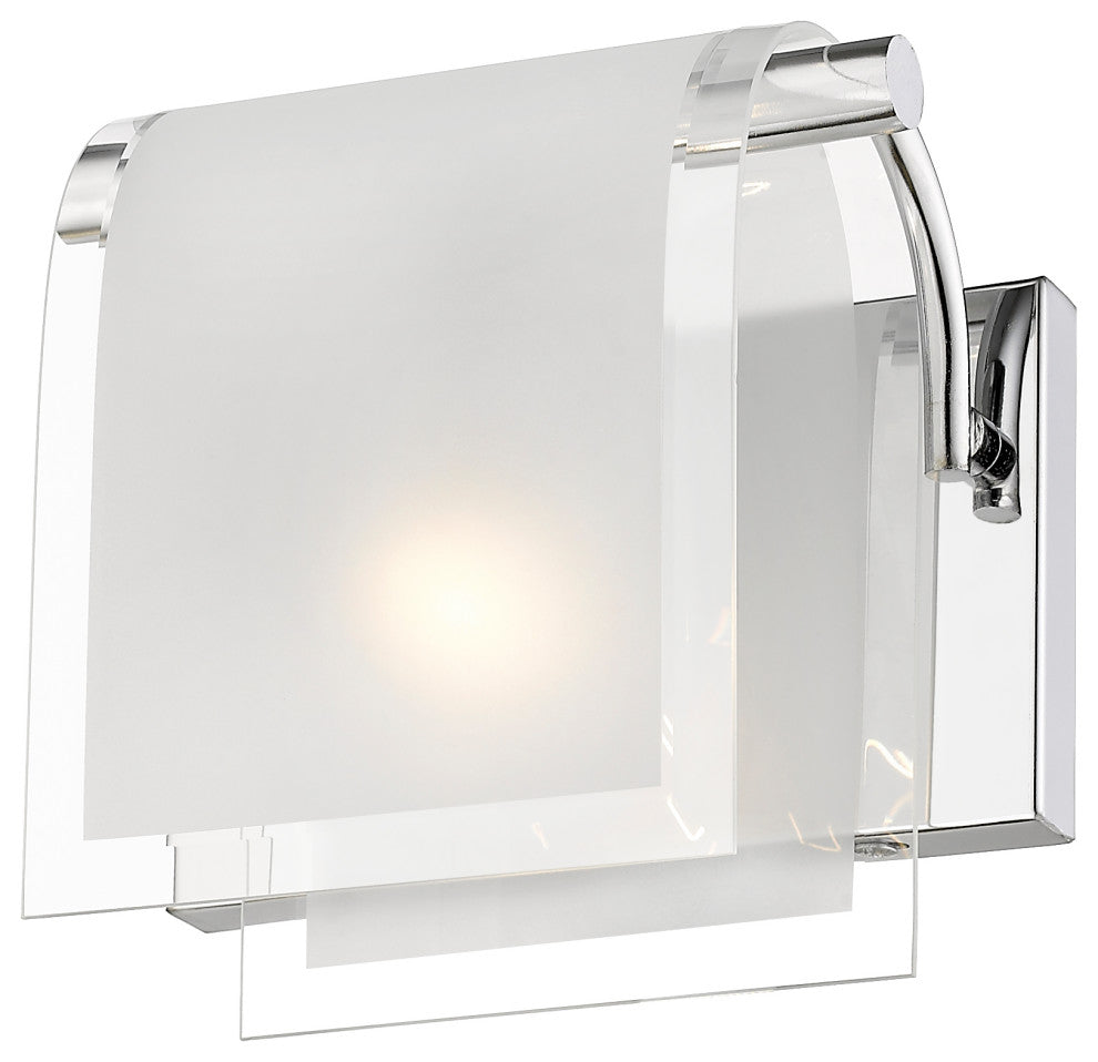 Zlite 169-1S 1-Light Wall Sconce, Clear Beveled