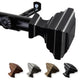 Kira 13/16" Curtain Rod, Black, 66-120"