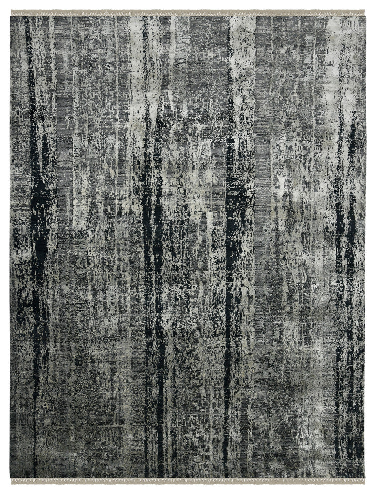 Zenith Area Rug, Charcoal, 8' x 10', Abstract