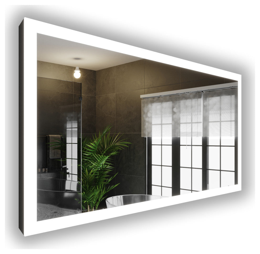 Gabriella Modern LED Bathroom Vanity Mirror, 30"x60"
