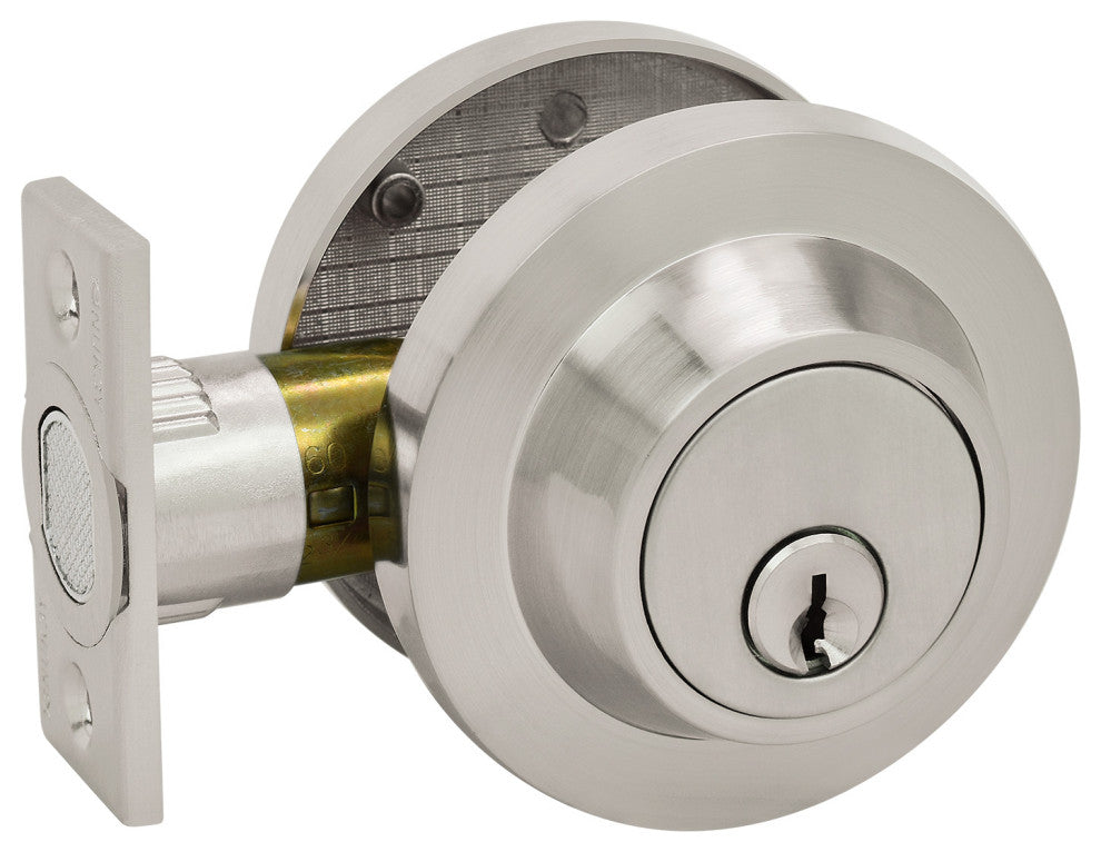 Nuk3y Thor Deadbolt, Satin Nickel, Single Cylinder