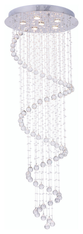 Spiral Flush Mount, 67 Inches