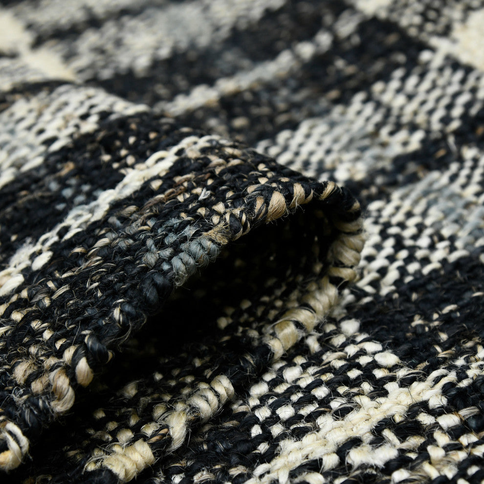 Hampton Eastwood Area Rug, Charcoal, 8' x 10', Plaid