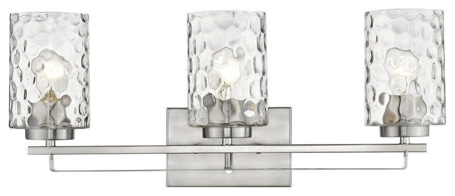 Livvy 3-Light Satin Nickel Vanity